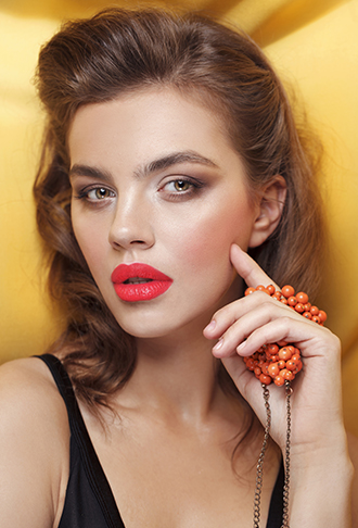 perfekt symmetrisches gesicht